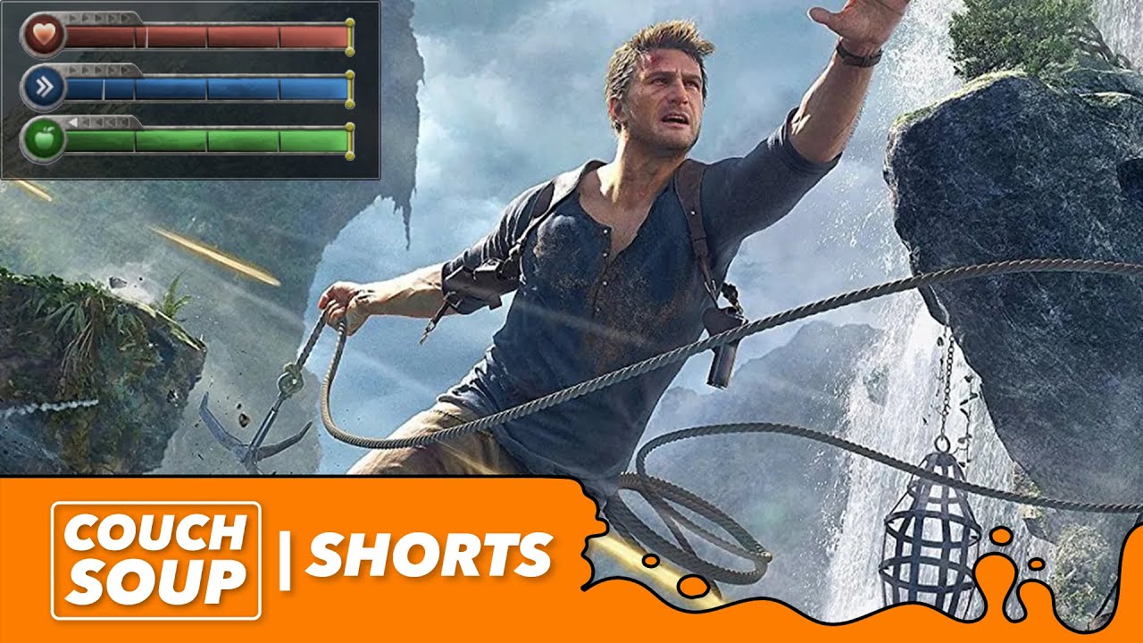 Wait! UC 4 Almost had a Stamina bar?!?| Get Good | Uncharted 4 Not so Definitive Playthrough #Shorts