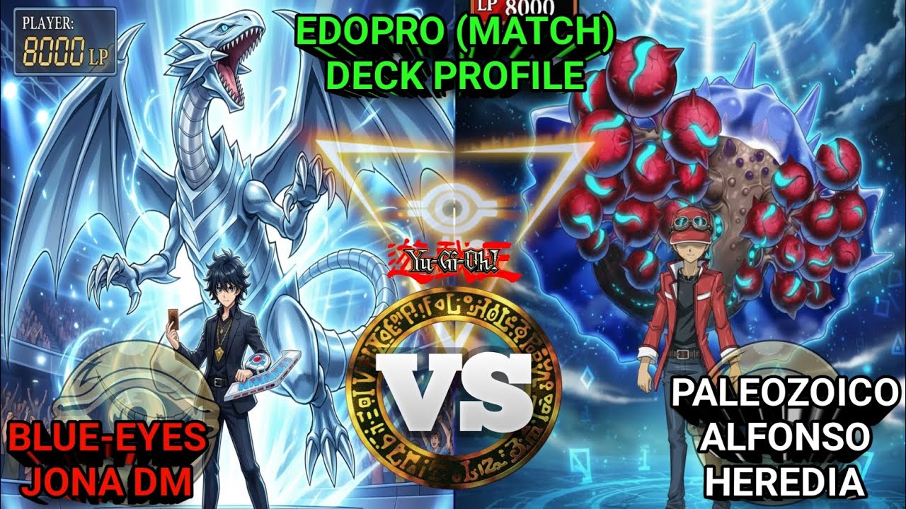 Blue-Eyes Bystial Competitivo VS Paleozoico Competitivo Yu-Gi-Oh EDOPro Deck Profile 19 Enero 2026