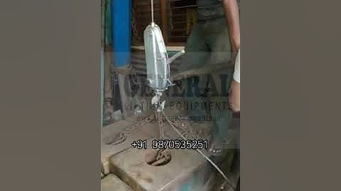 PULLING LIFTING MACHINE TIRFOR LOAD TEST VIDEO MADE IN INDIA