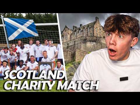 I REPRESENTED ENGLAND IN A CHARITY MATCH! - Scotland Vlog Part 2