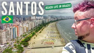 🇧🇷 SANTOS! | BRAZIL'S BEST Lesser-known BEACH City | Coffee, PELÉ and SCOTTISH streetcars!