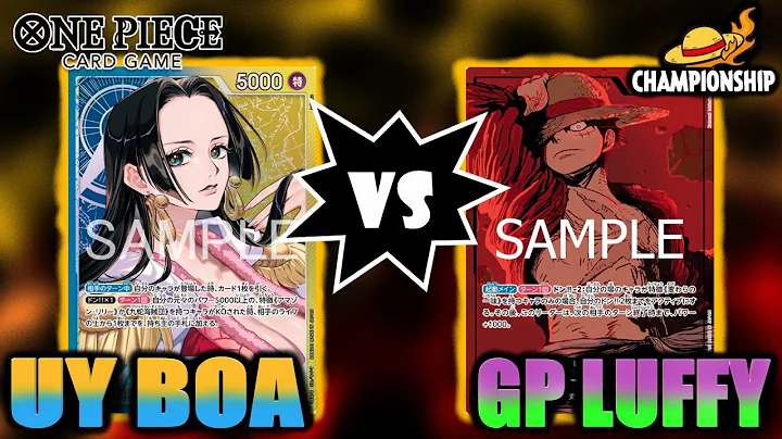 One Piece TCG: Breaking Down/Analyzing a High Level Game from the East, UY Boa VS GP Luffy (OP14)