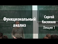 Лекция 1 | Функциональный анализ | Сергей Кисляков | Лекториум