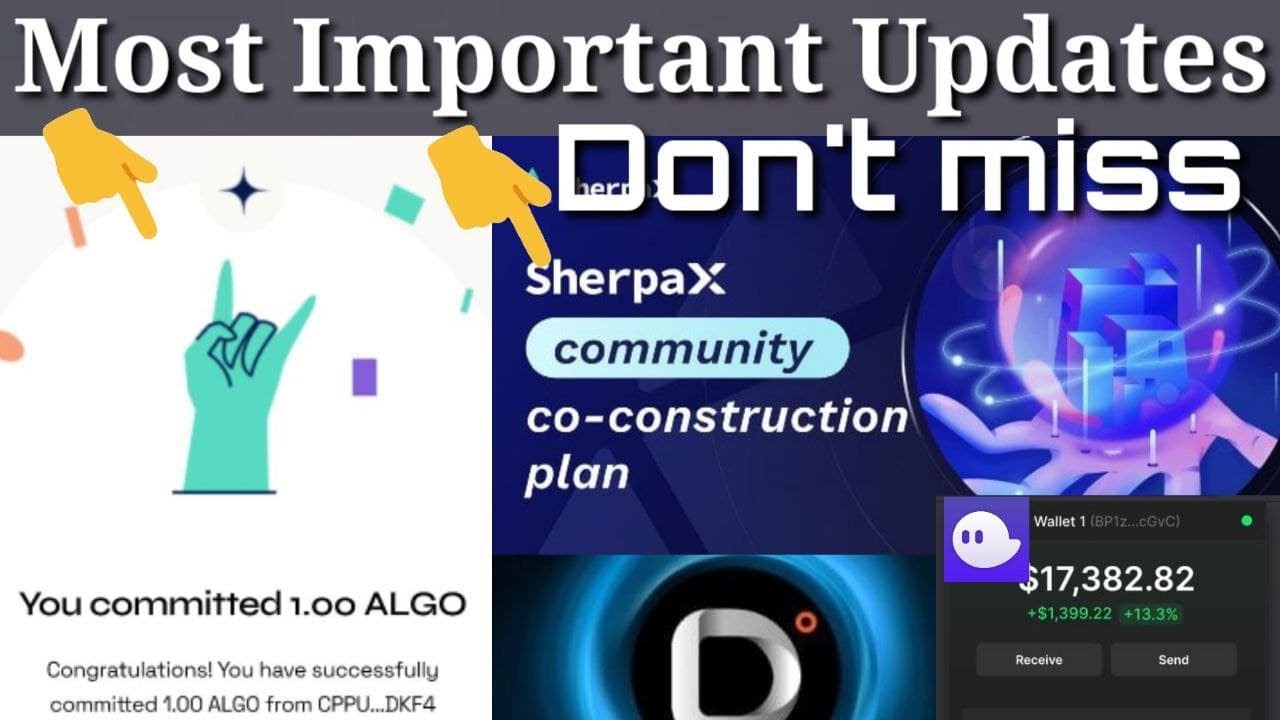 Comingchat (KSX) || Dopamine || Phantom Wallet Airdrop || AlgoWallet IMPORTANT UPDATES