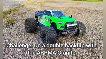 Challenge: Double backflip with ARRMA Granite.