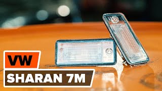 Instalace Osvetleni SPZ VW SHARAN: video příručky