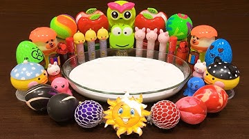 Mixing Random Things into FLUFFY Slime #16 !!! Slime Smoothie Satisfying Slime Video