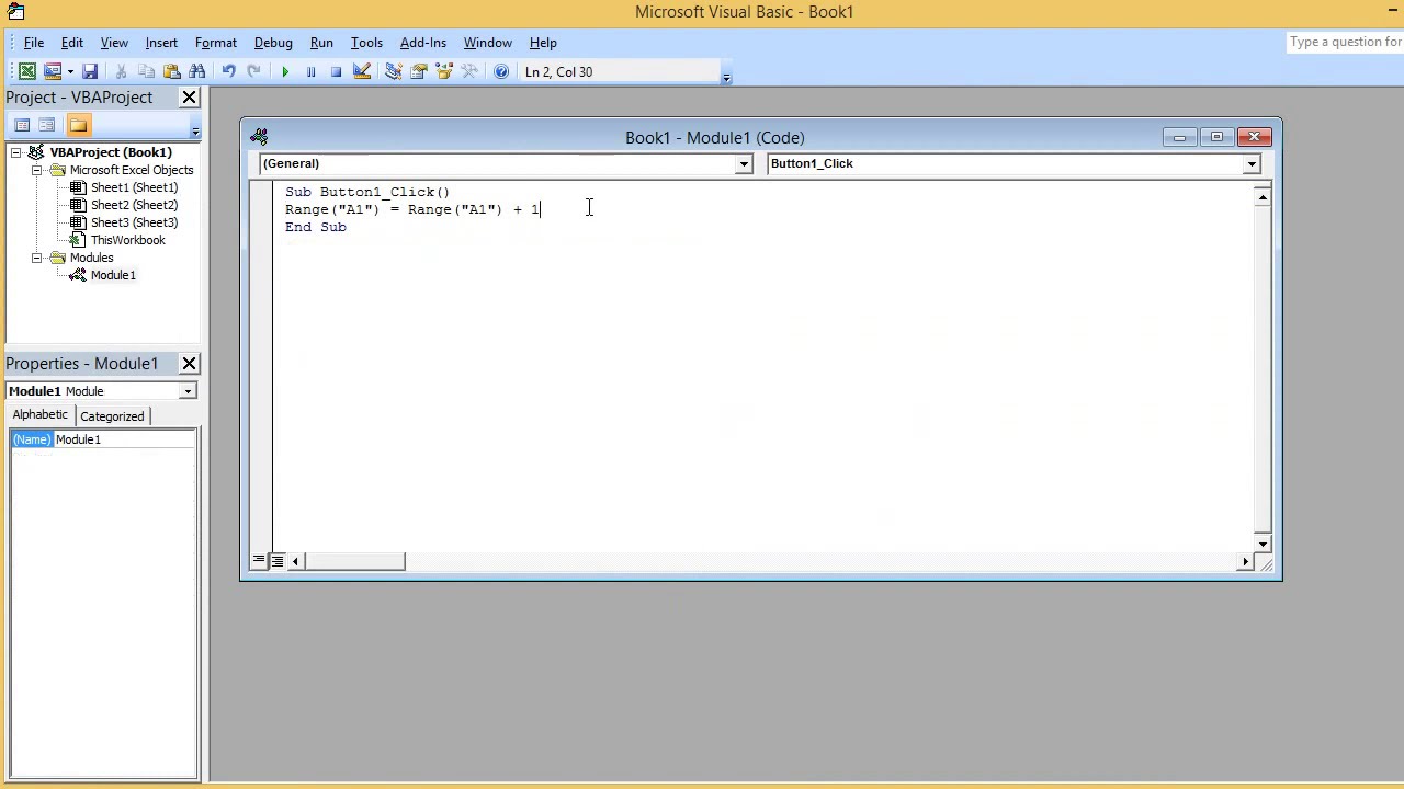 Cara Memasukkan Perintah Macro Kedalam Microsoft Excel Youtube