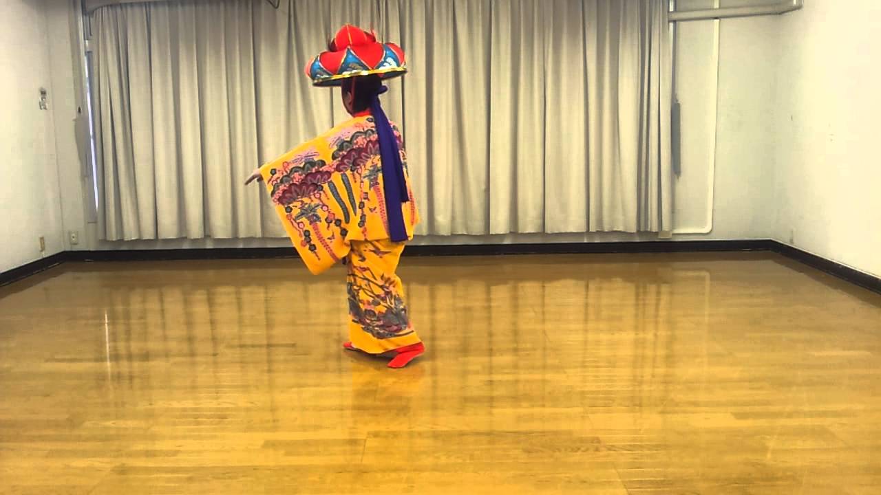 伊野波節・長恩納節（女形の稽古）琉球舞踊 Ryukyu buyo Nufa bushi 
