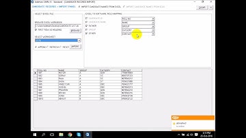 Import Candidate List Addmen OMR Software