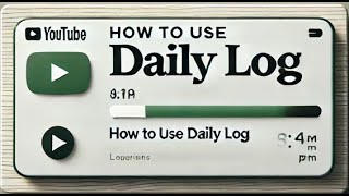 How to Use Daily Log | Complete Guide for COMNet-KP