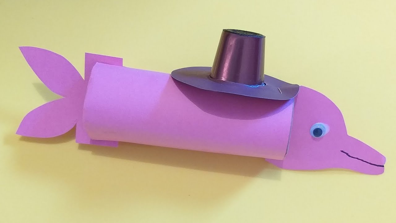 Boto Cor de Rosa: Rolinho de Papel