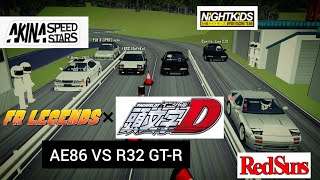 Initial D Live Action Movie: AE86 VS R32 (FR Legends Remake)