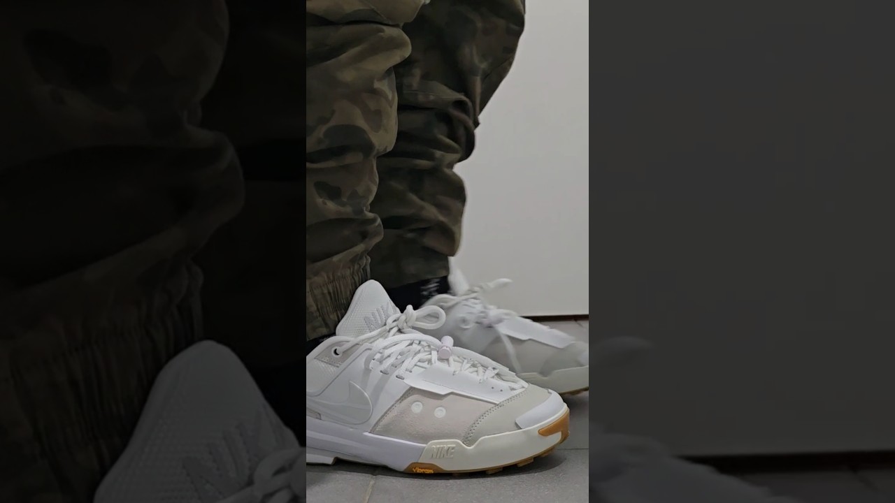 Nike Zegamadome SP Sacai White on feet short - YouTube