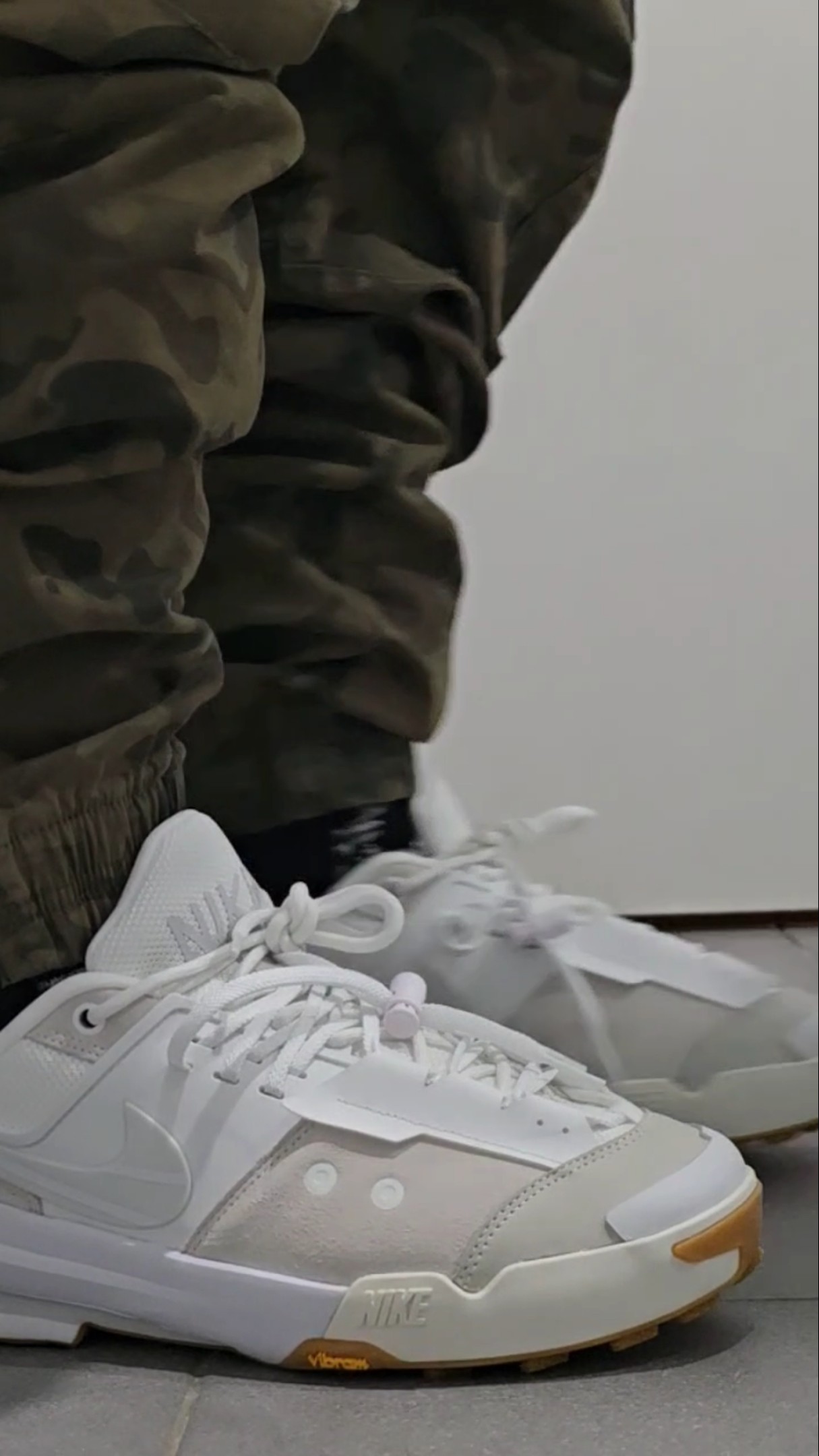 Nike Zegamadome SP Sacai White on feet short - YouTube
