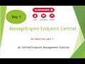 ManageEngine Endpoint Central introduction part1 || Home Tab || Overview