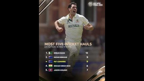 most five wickets