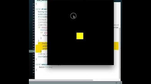 processing ex51 move an object with mouse