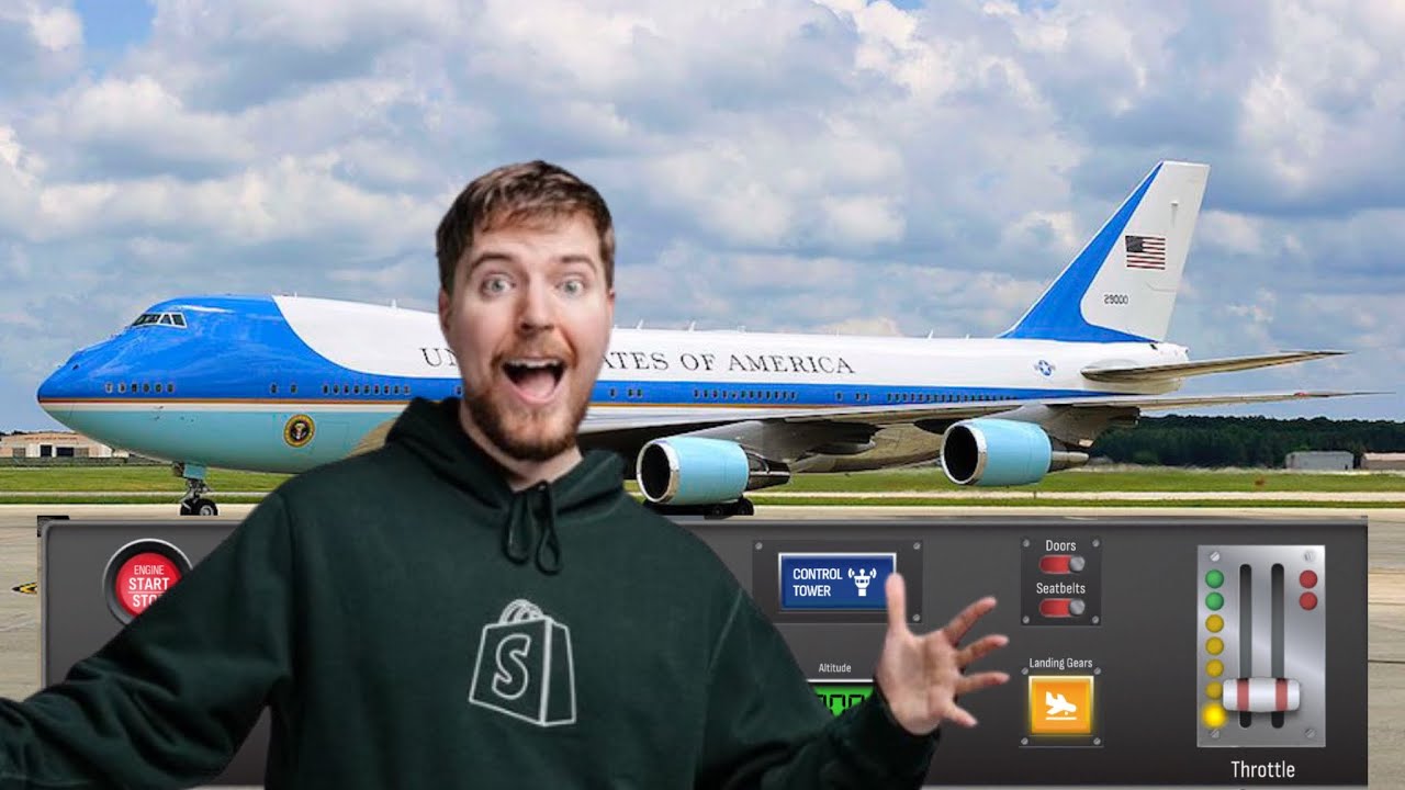 Flying US President’s Air Force😱😱 One… IT EXPLODED! (Simulator)