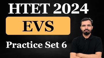HTET 2024 | EVS Practice Class 6 |HTET Previous Year Questions By Mandeep Godara Sir#evs#evsformptet