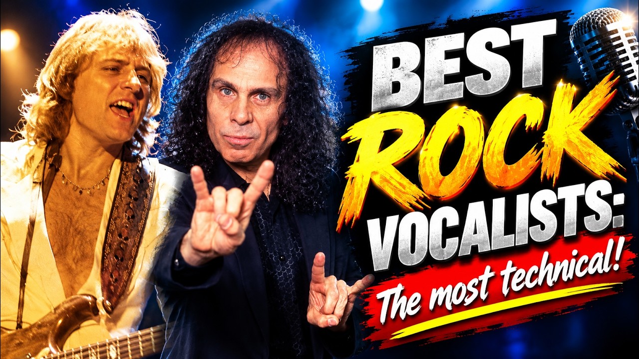 3 RANKINGS in 1: The Most Technically Skilled Male VOCALISTS in Classic Rock, Metal, and Prog Rock