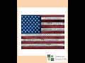 "The Pledge of Allegiance on USA Flag"-10 x 8"
