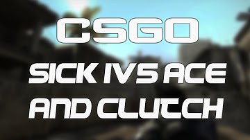 CSGO AMAZING 1V5 CLUTCH BY SILVER!!!
