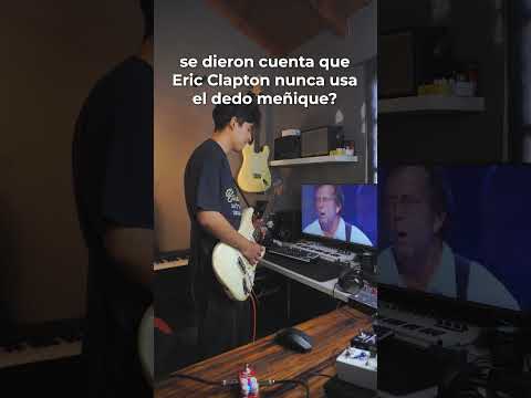 Eric Clapton No Sabe Usar El Dedo Meñique 🤯  #guitar #guitarra