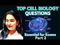 Most important cell biology questions for NEET and B.Sc exams?