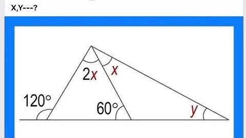 Equilateral Triangle solve for X and Y