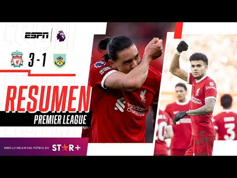 ¡GOLAZOS DE LUCHO Y DARWIN PARA VOLVER A LA CIMA EN ANFIELD! | Liverpool 3-1 Burnley | RESUMEN