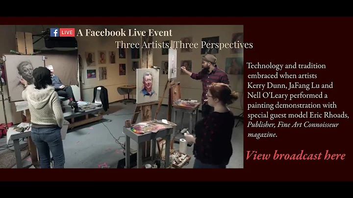 Three Artists, Three Perspectives A Facebook Live ...