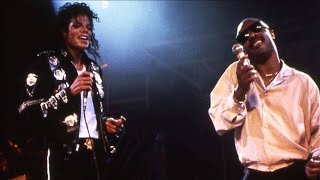 VERY RARE: Michael Jackson &amp; Stevie Wonder - Bad (Live at Brisbane 1987) - Snippet