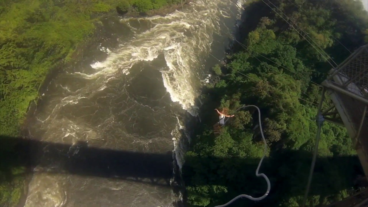 Victoria Falls Bungee Jump Highlights YouTube
