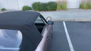 1988 Porsche 911 Top operation