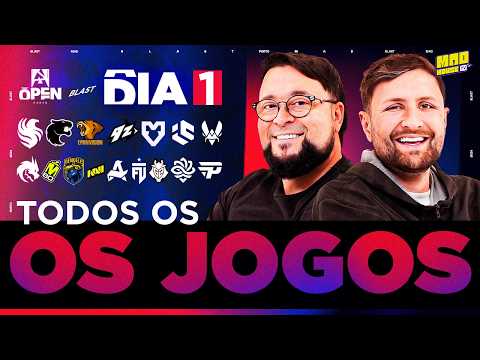 BLAST OPEN PORTO 2026 (DIA 01) - TODOS OS JOGOS - COMPLETO (1/2)
