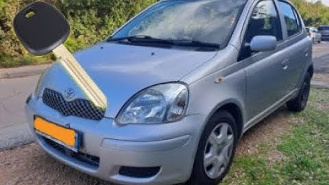 Toyota Yaris MK1 - New Key Programming / Learning