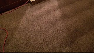 Remove tar stains from carpet using SETT. Alternative to steam! 