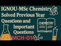 MCH-014 SOLVED PYQ with Detailed Explanation😲 IGNOU MSc Chemistry| #MCH014#Mathematics#ignou#exam