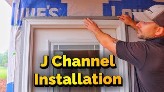 How To Install J Channel Around A Door
