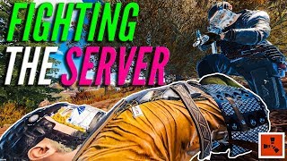 FIGHTING THE SERVER (Rust PVP & RAIDING Highlights)