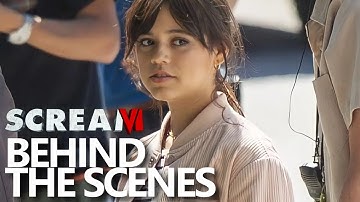 Scream 6 (2023) – Behind The Scenes. Jenna Ortega, Courteney Cox, Samara Weaving, Hayden Panettiere