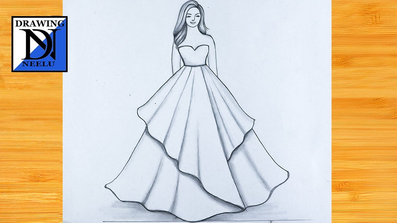 How to Draw a Dress Step by Step for Beginners