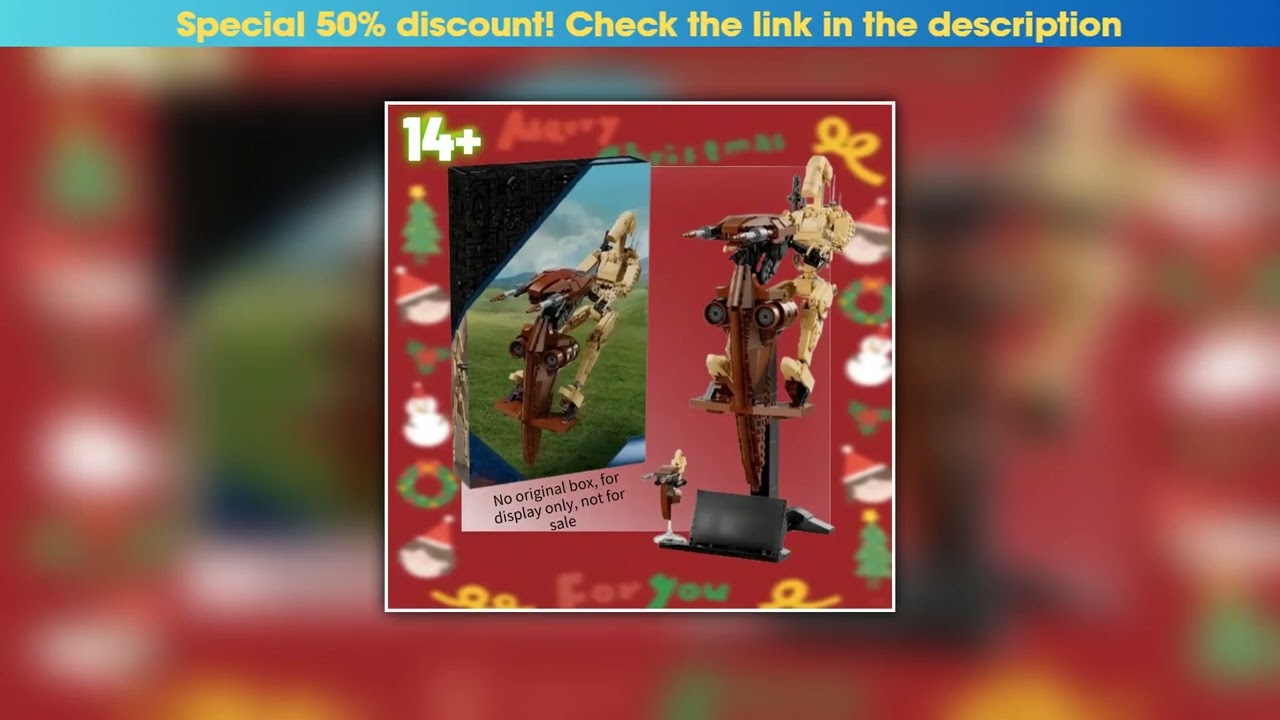 Unboxing Hot Spot Battle Robot Building Block Decoration Compatible With 75428 For Friends DIY Chri