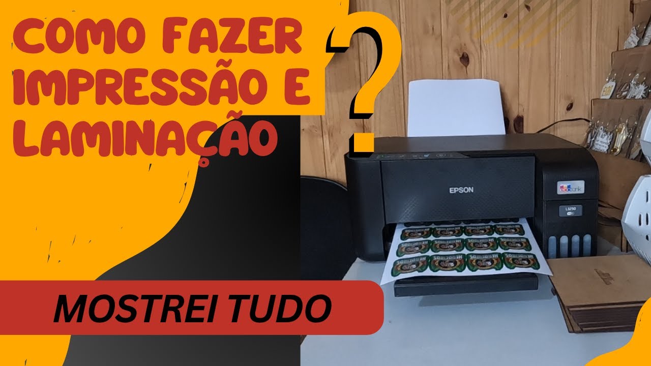 Como fazemos IMPRESSÃO e LAMINAÇÃO para MDF (processo completo e sem segredos!)