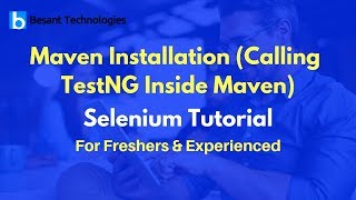 Maven Installation (Calling TestNG Inside Maven)  | Selenium Tutorial For Beginners