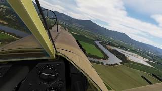 P3Dv5 hf1 low flying fun with P-40 at cairns