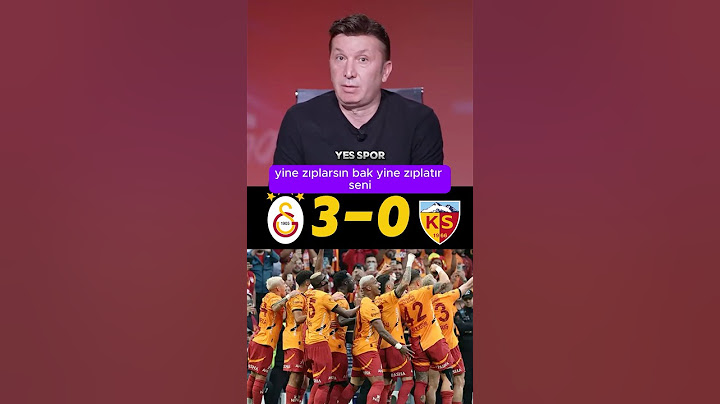 Galatasaray 3-0 Kayserispor Maç Sonu🔥Evren Turhan #galatasaray