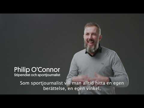 Svenska Spel - Lars-Gunnar Björklunds stipendium 2020 till Philip O'Connor