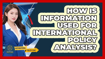 How Is Information Used for International Policy Analysis?